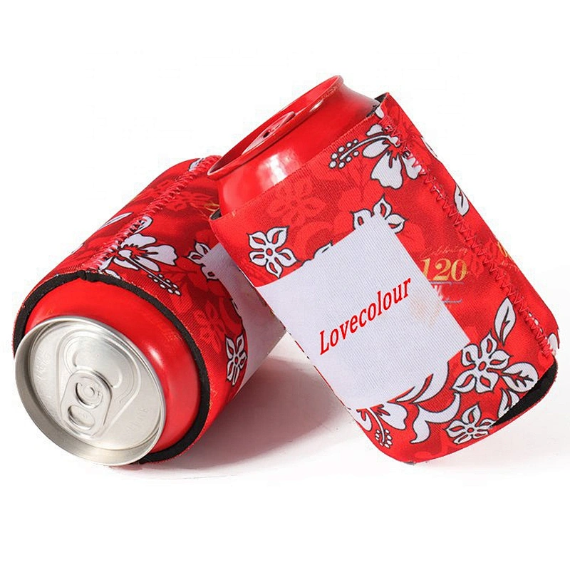 Custom Insulated Collapsible Neoprene Beer Can Sleeve Drink Bottle Cooler