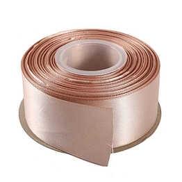 High quality custom wide range of colors and sizes polyester double face hair bow satin ribbon