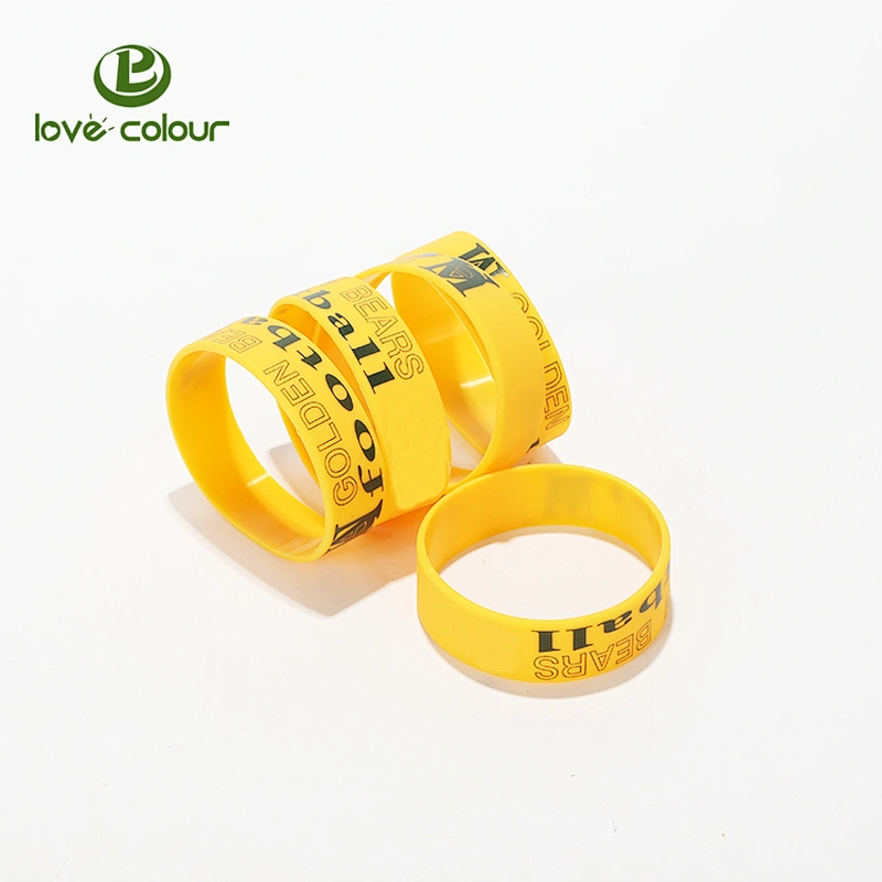 Wholesale white custom silicone wristbands for outdoor activity