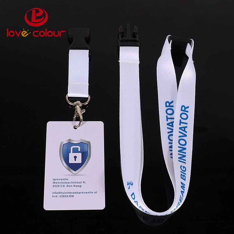 Fantastic customized polyester lanyard for plastic holder