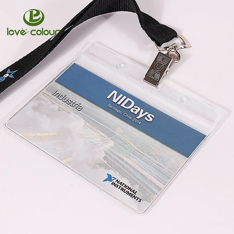 Custom Flexible vinyl badge holders for displaying name tags