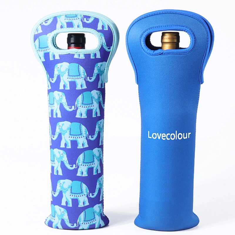 Custom Eco Friendly Neoprene Material Made Bottle Cooler Bags For Promotion
