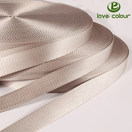 Custom 100% Nylon Webbing Strap For Bags And Car Seat Belt