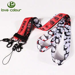 Personalized polyester custom logo lanyard ribbon