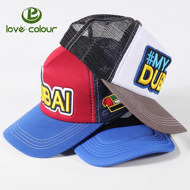 Custom advertising Mesh Trucker Snapback Hat Promotional Baseball Cap