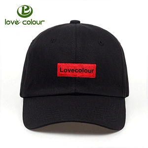 Lovecolour Custom Adjustable Safety Hat Cotton Embroidery Snapback Black Baseball Caps