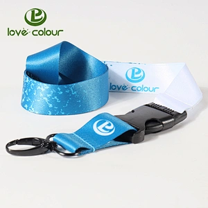 Promotional gift cheap neck printed lanyard with custom logo