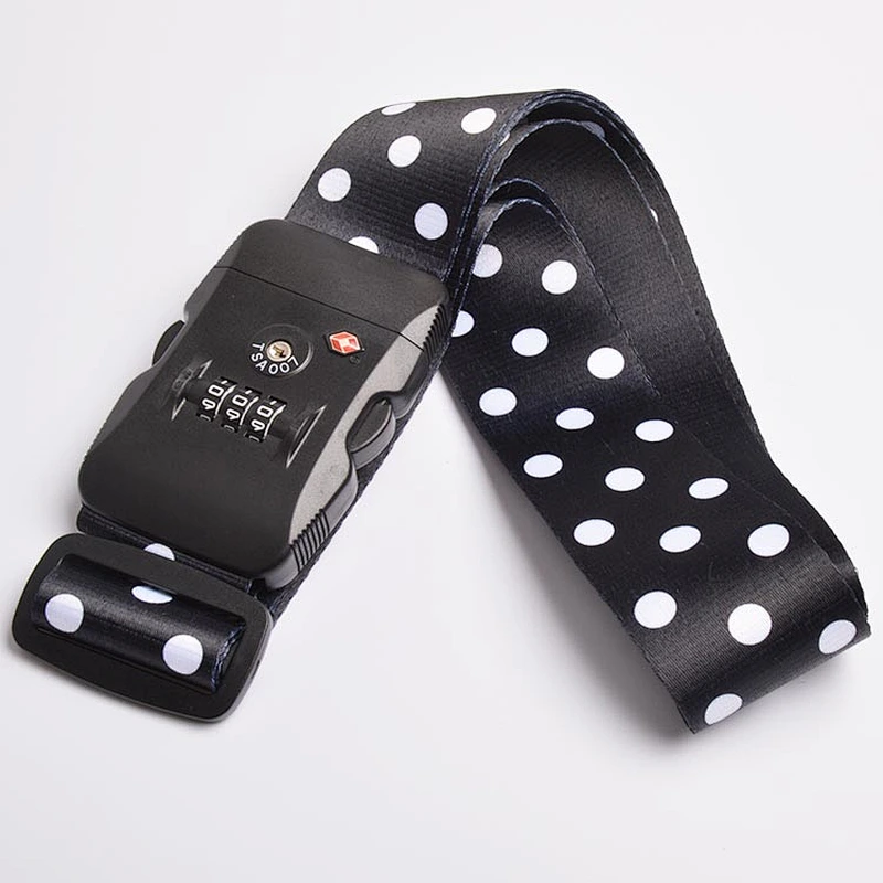 Custom New Password Combination Travel Luggage Strap belt