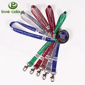 Customized Polyester Sublimation Festival Party Printing Lanyard Strap