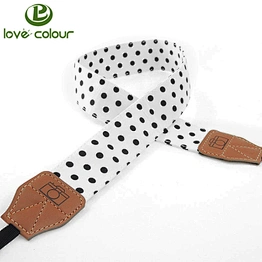 Factory direct sale custom polyester cotton camera strap lanyard