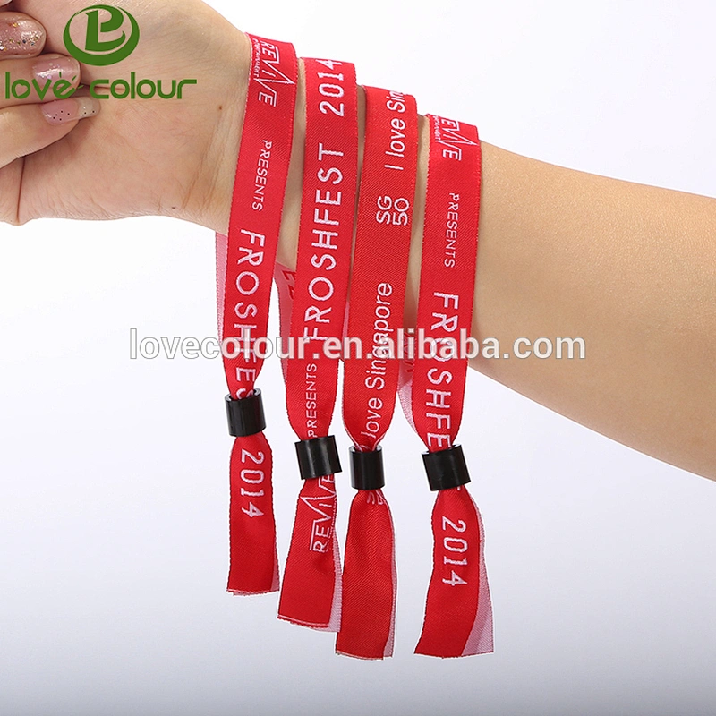 Custom beautiful wedding gift woven wristband for party