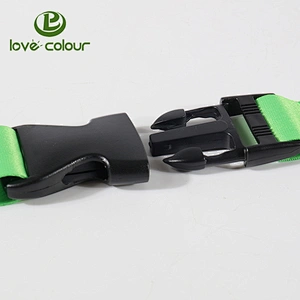 25mm 38mm custom lanyard plastic black buckle