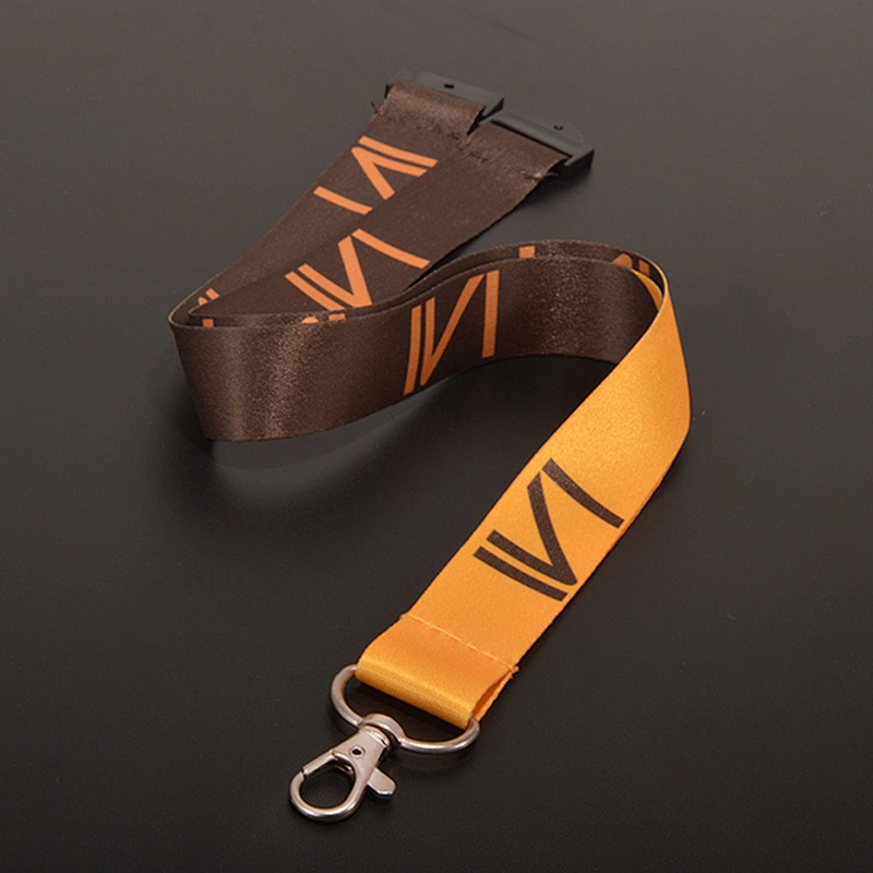 Factory hot sell rope lanyard with keychain for promotion gift