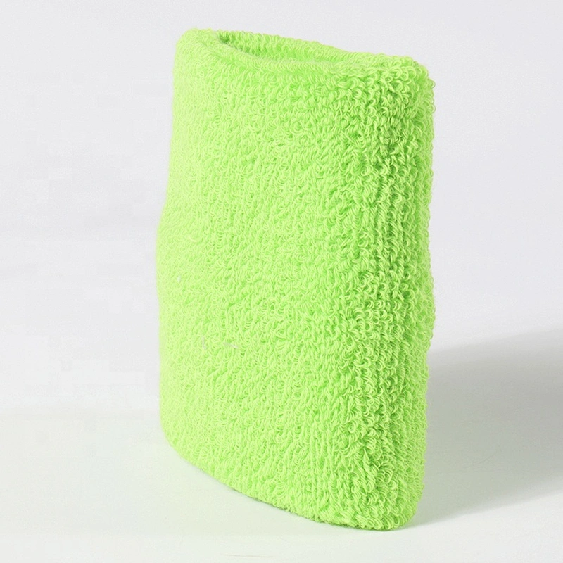 New product cotton sports jacquard sweat wristband wrist sweatband for running