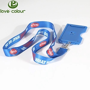 Free Sample hard plastic id card holder lanyard for worker
