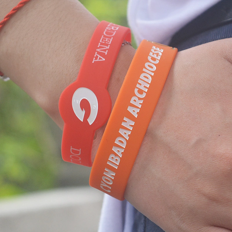 Wholesale Promotional cheapest silicone bracelets silicon wristband