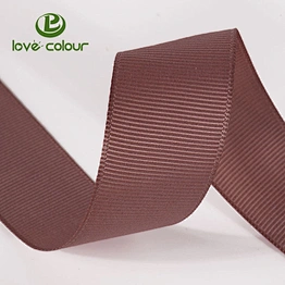 Custom different color and size polyester grosgrain ribbon for christmas tree decoration