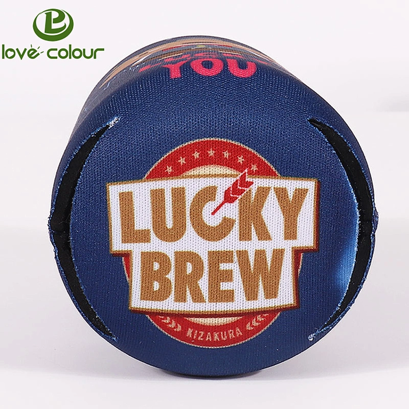 Custom Insulated drink coolies neoprene collapsible can coolers for party