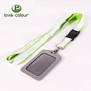 Custom Double Layer Polyester Satin Lanyard Strap