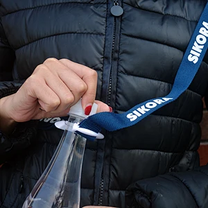 Promotional Custom Polyester Printing Logo Water Bottle Holder Lanyard