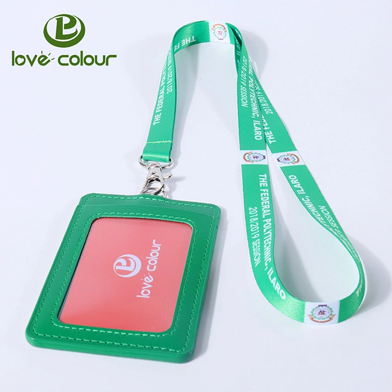 New style ID card holder with lanyards strap