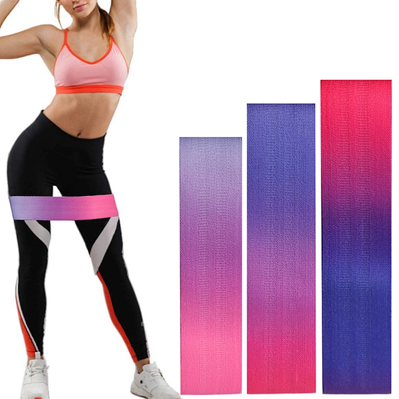 Custom Logo Yoga Gym Exercise Booty Workout Strength Fabric Resistance Bands