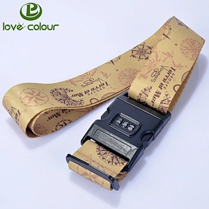 Combination Lock Key Luggage Suitcase Secure Safe Strap Belt Strip
