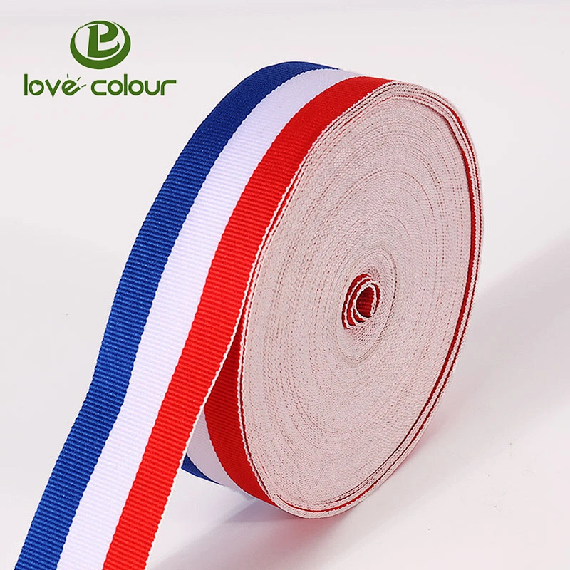 20mm/25mm/38mm/50mm Polyester Band Custom Black Printing Soft Ribbon Webbing