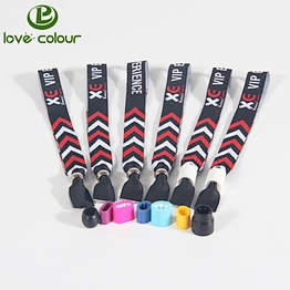 Factory custom made polyester wristband for party