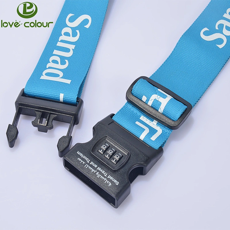 Lovecolour Custom Sublimation Printing Polyester Luggage Strap