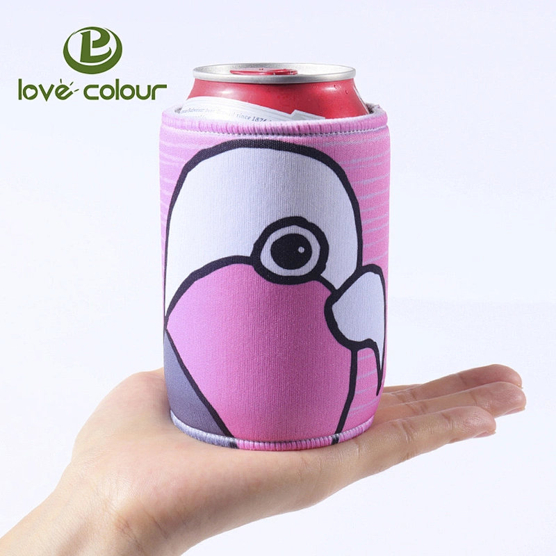 Customized personalized printing neoprene beer can cooler bag