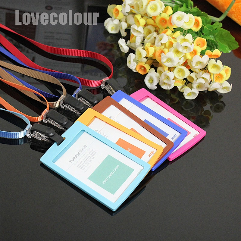 Factory Wholesale Grey Safety Breakaway Lanyard with ID Card Badge Holder