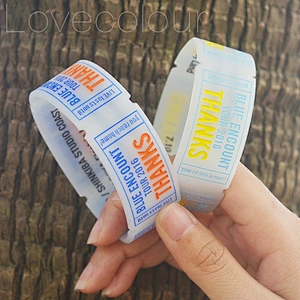 Custom debossed ink filled silicone wristbands