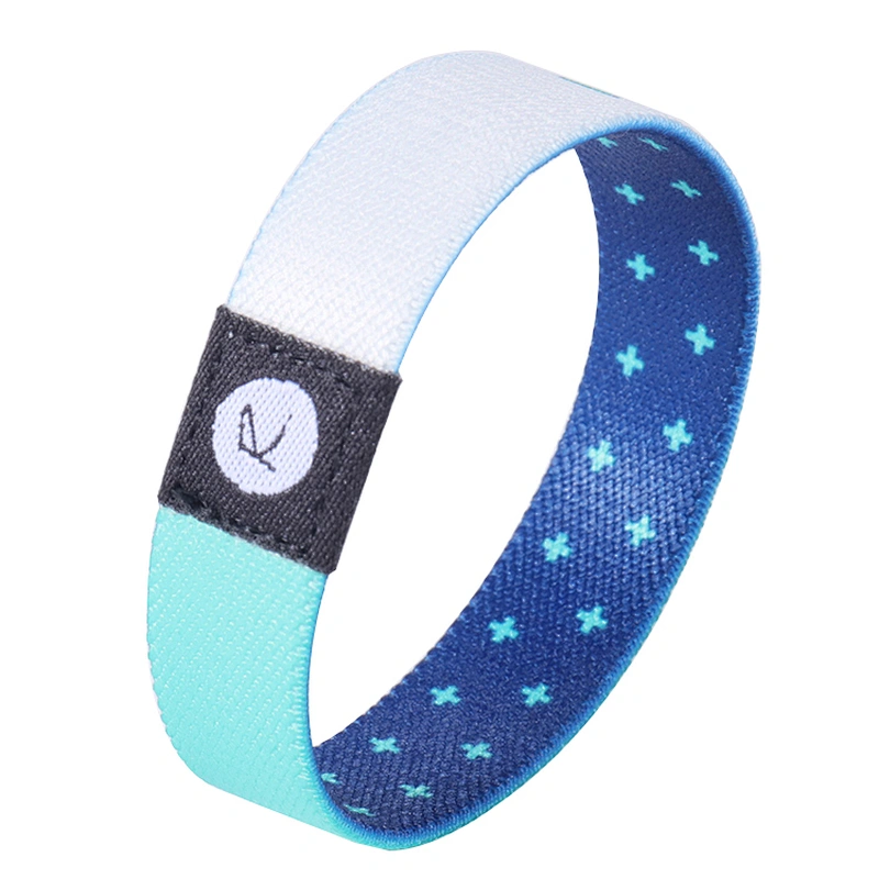 Woven NFC festival event RFID elastic wristband