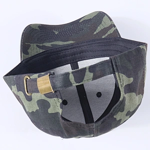 Custom 6 Panel 100% Cotton Baseball Cap Spring Summer Men Women Unisex Camouflage cap