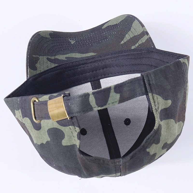 Custom 6 Panel 100% Cotton Baseball Cap Spring Summer Men Women Unisex Camouflage cap