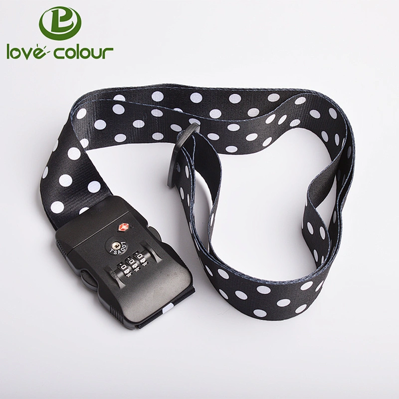 Custom Fabric Baggage Strap / TSA locks luggage belt