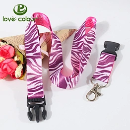Lovecolour factory 9 year experience custom polyester lanyard with your logo for kinds of events