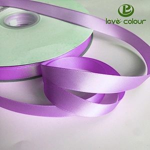 Custom Single Face Full Color Satin Ribbon for Wedding Favors