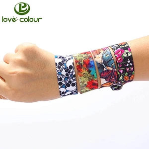High quality girls using hair band custom hair elastic bundle tie