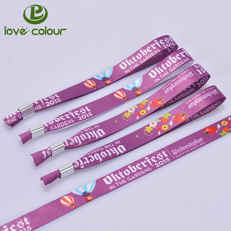 New arrival heat transfer print custom pattern color sublimation wristband