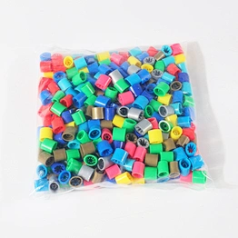 One way self sliding lock festival wristband clips
