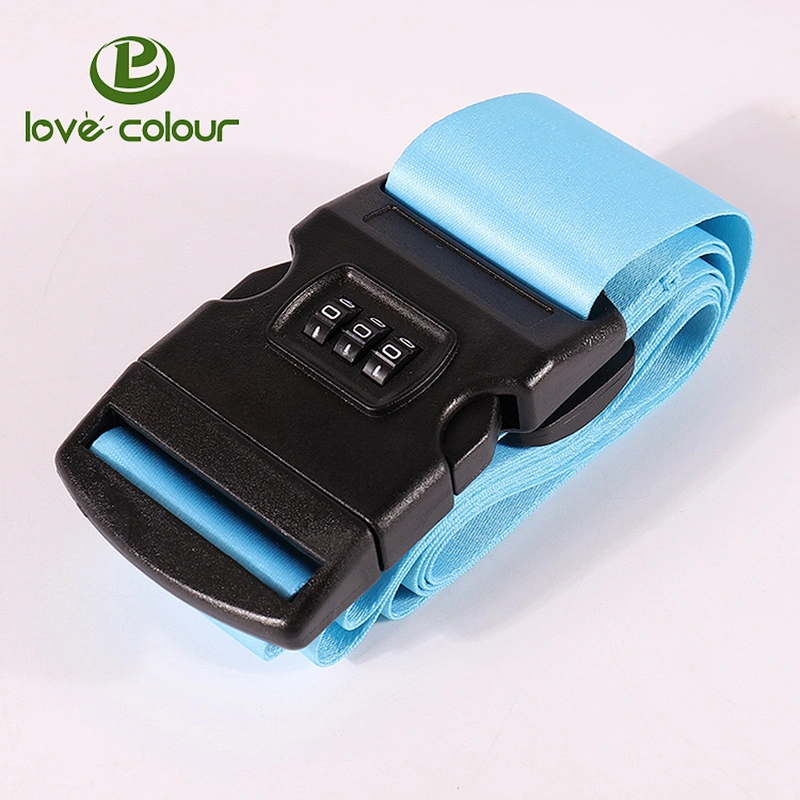Customized Password Combination Luggage Suitcase Safe Belt Strap