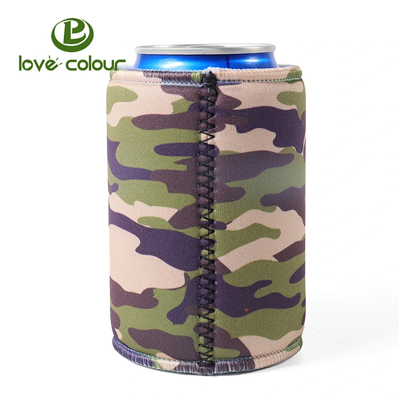 Custom logo party neoprene sleeve cooler for cans