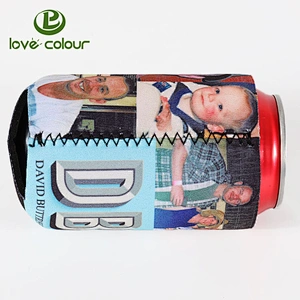 Hot selling neoprene foldable beer can bottle holder for promotion