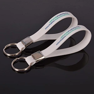 Promotional items cheap silicone wristbands keychain china wholesale
