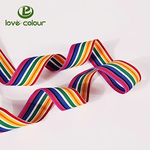 Lovecolour colorful sports medal polyester ribbon