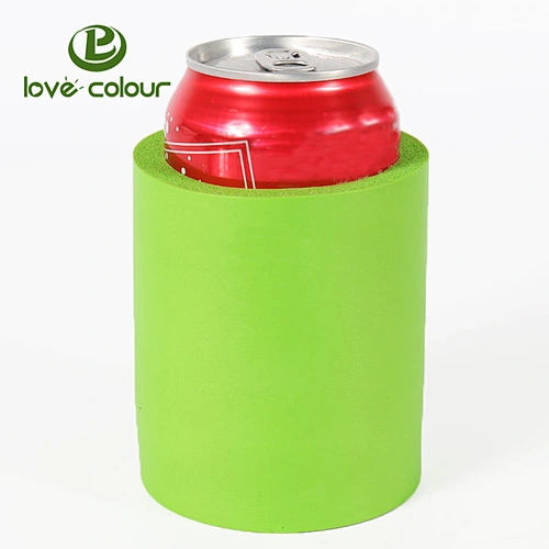 Customized light weight foam beer can cooler holder from Guangzhou factory
