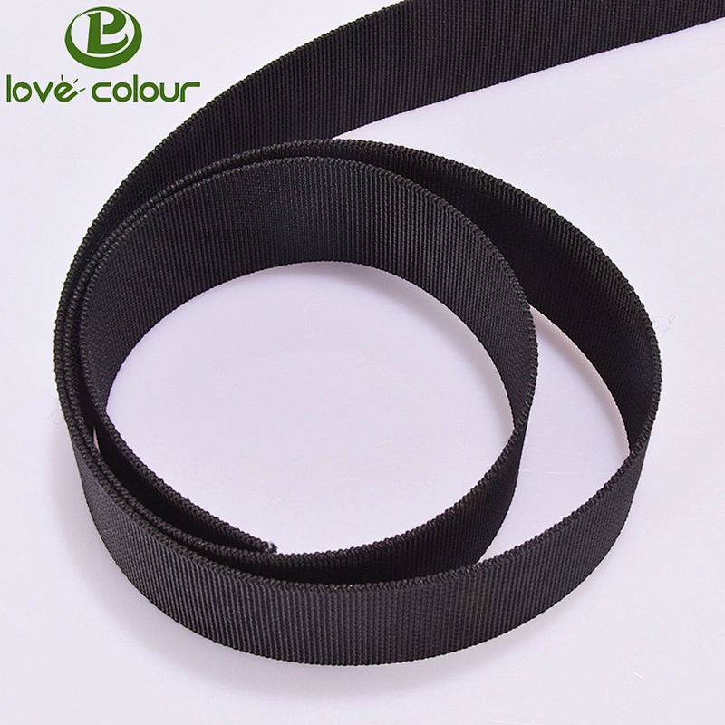 Custom Printed Grosgrain Decoration Thick Satin Ribbon
