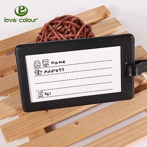 Printing Cartoon Travel Silicone Tags Bag Label